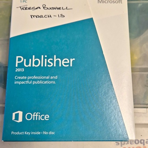 Microsoft publisher 2013 - microsoft,