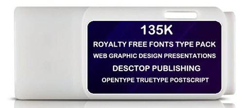 135k royalty free fonts type - royalty,