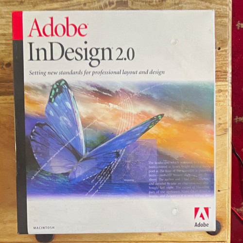 Factory sealed adobe indesign - adobe,