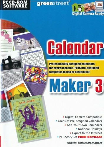Greenstreet calendar maker - maker,