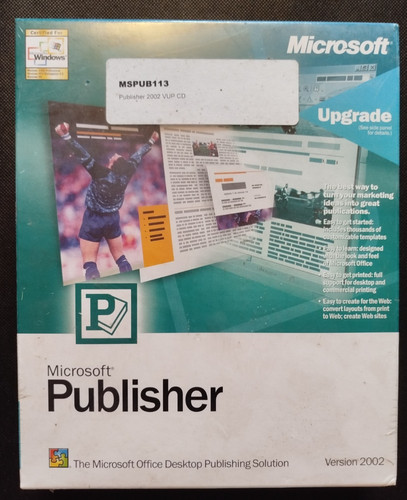 Microsoft publisher 2002 - microsoft,