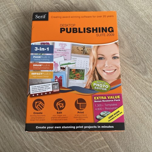 Serif desktop publishing suite - desktop,