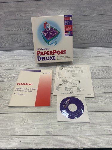 Visioneer paperport deluxe - visioneer,